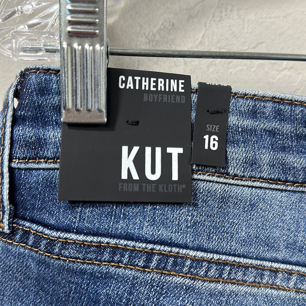 Kut from the Kloth Blue Boyfriend Jeans - Picture 10 of 15